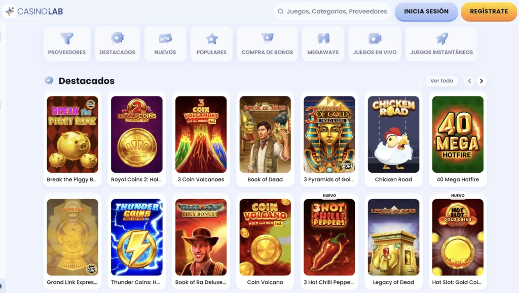 Juegos de CasinoLab