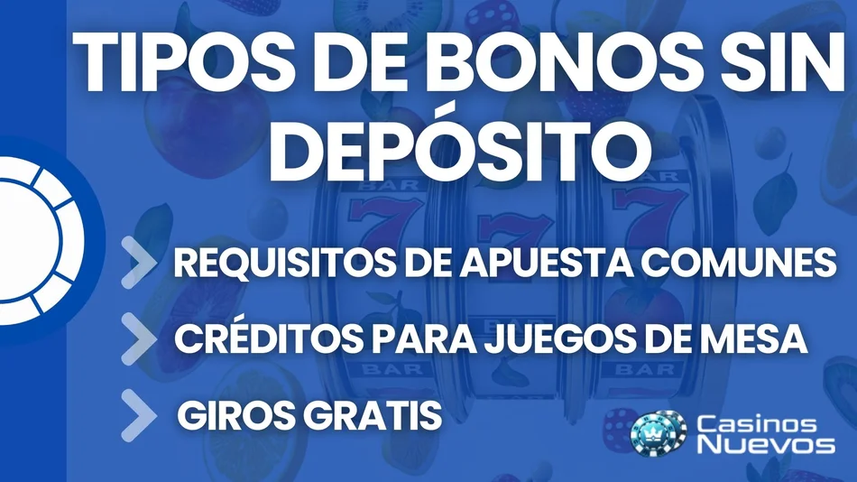 tipos de bonos sin depósito