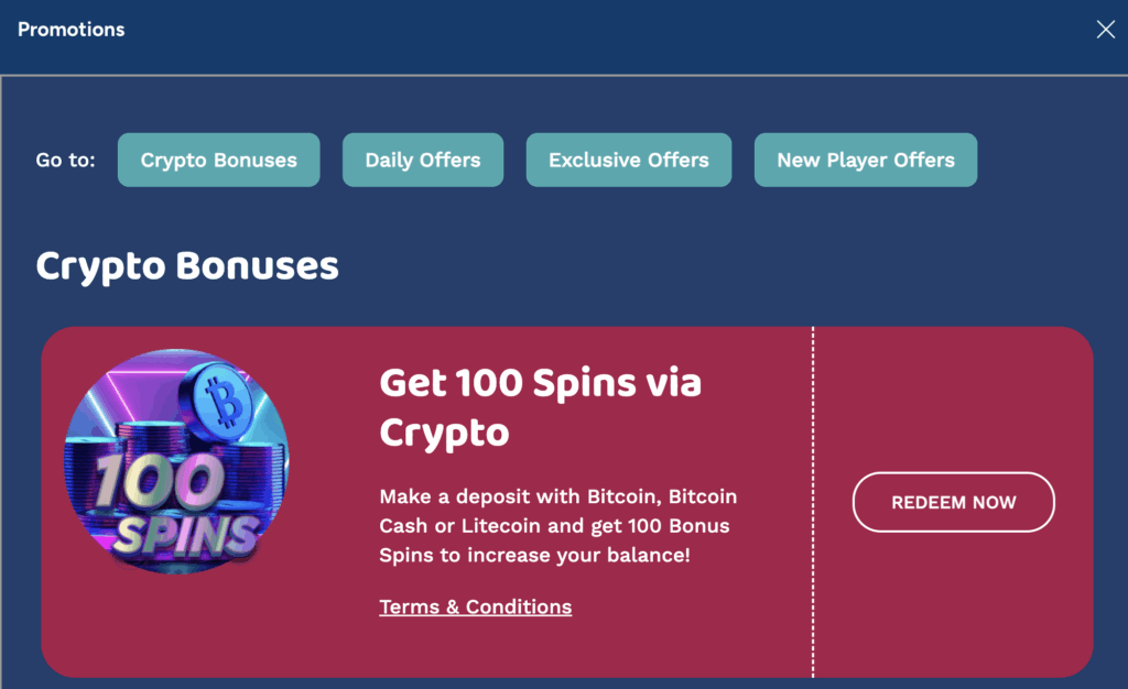 bonos y promociones en primaplay casino