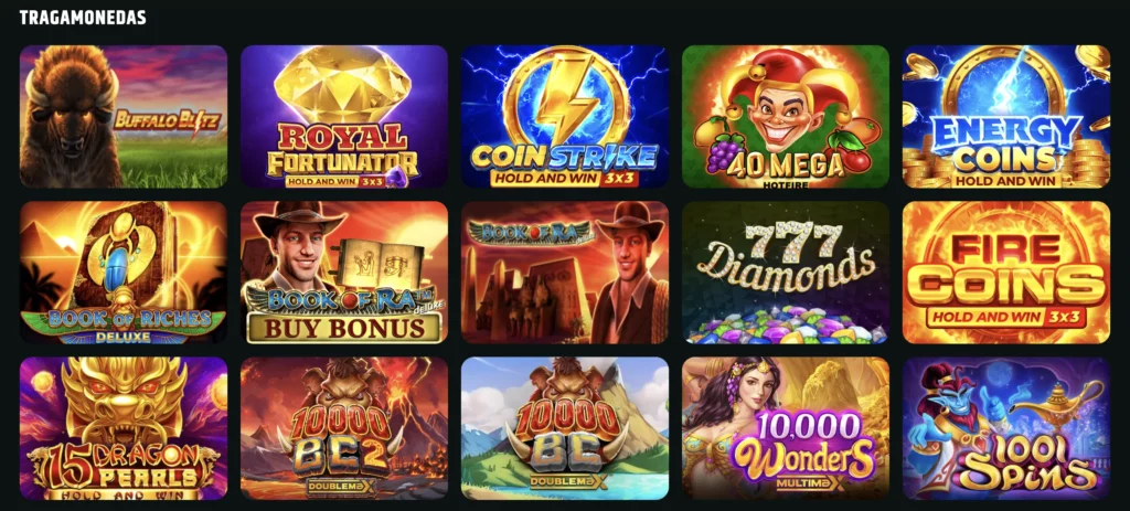 Catálogo de juegos Froggybet 